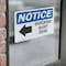 Signmission Entering Quiet Zone (Left Arrow) Sign With Symbol, 5 in W x Rectangle, Vinyl Decal OS-2PACK-NS-D-35-L-12093 - alternate 2